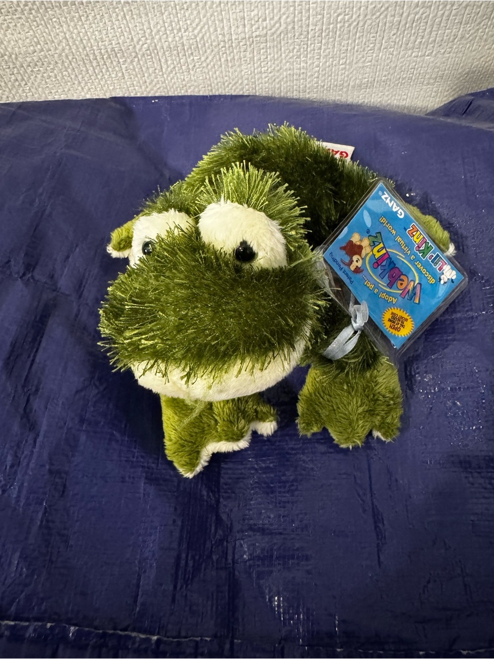 Ganz Webkinz Frog HM001 Released 2006 Brand New with Sealed Code Retired Plushie